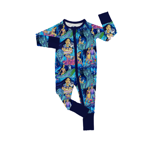 Colors Of The Wind Convertible Zip Romper