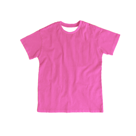 So Fetch Solid Pink Adult Short Sleeve Top