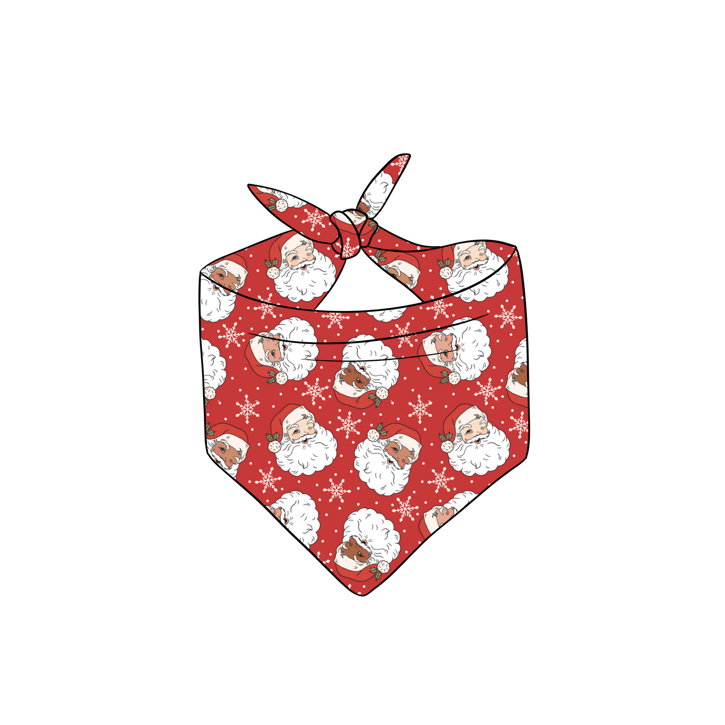 Vintage Santa Dog Bandana