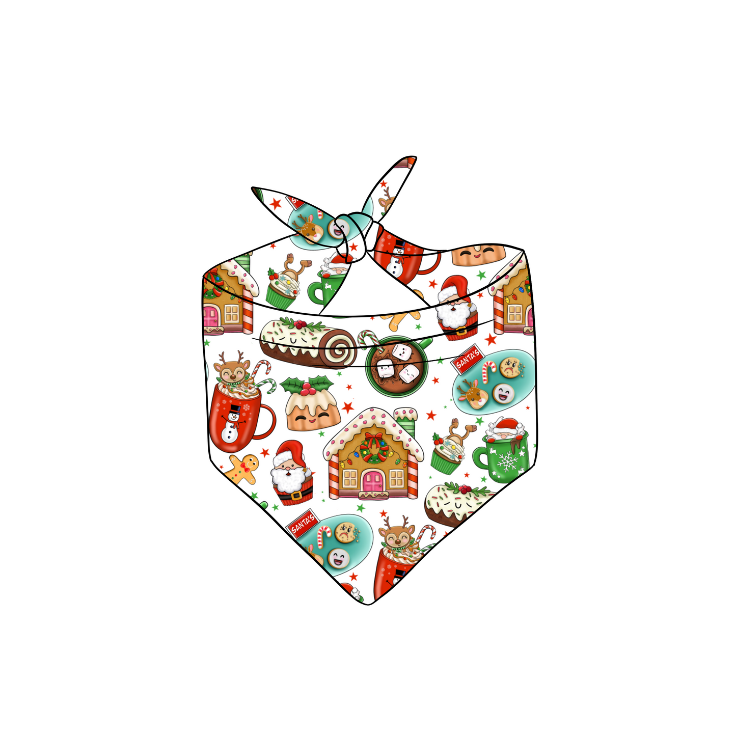 Holiday Sweets Dog Bandana