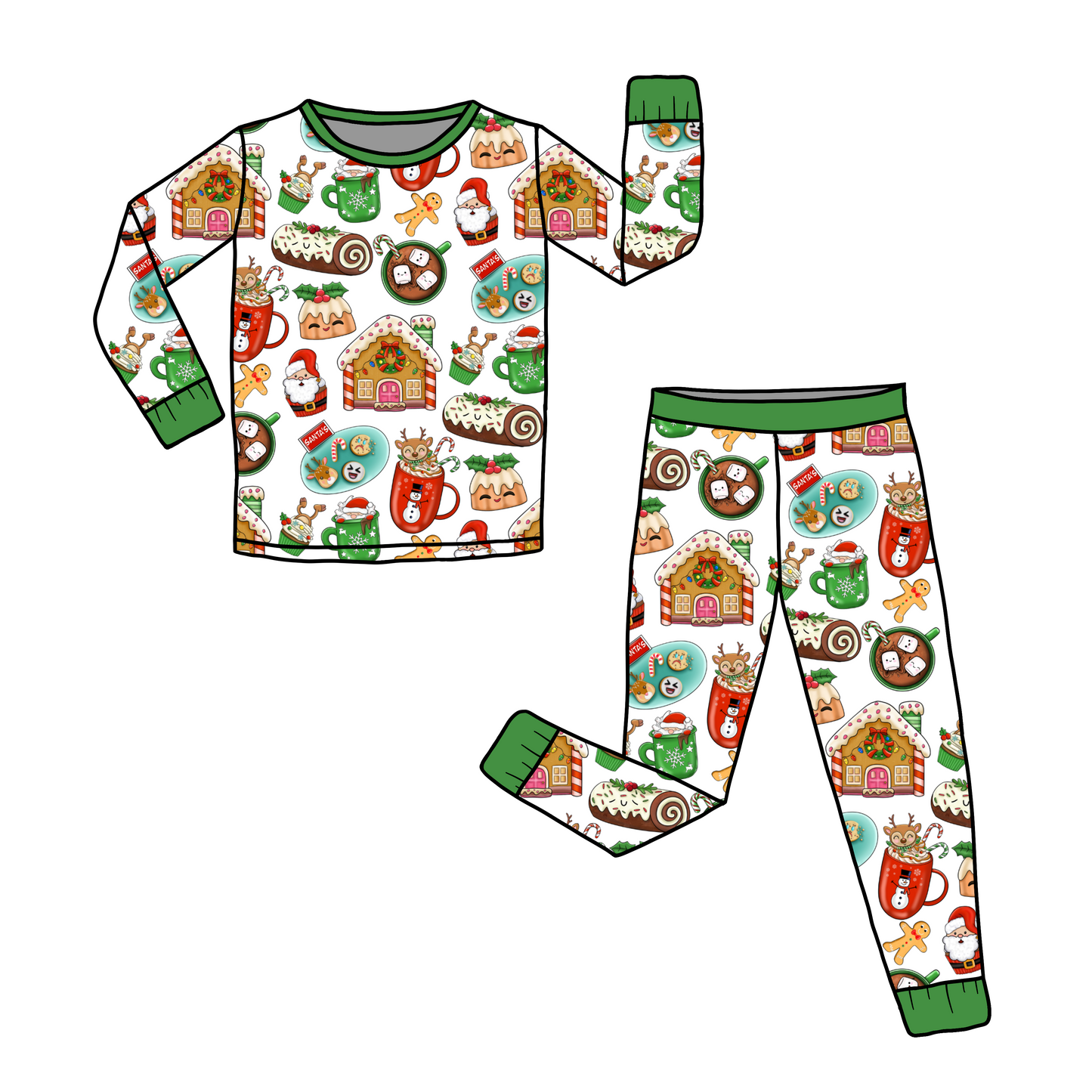 Holiday Sweets Two-Piece Pajama Set