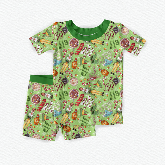 Ninny Muggins Short Sleeve & Shorts Two-Piece Pajama Set