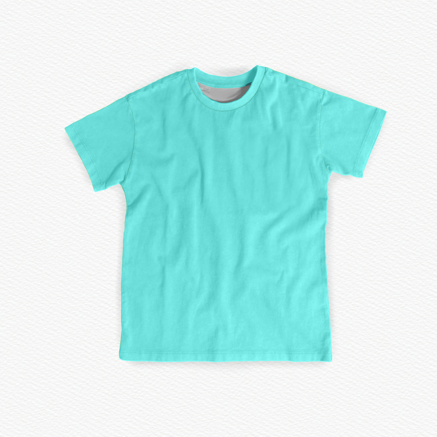 Adult Short Sleeve Top- Bubble Buddies/Baja Blast Blue