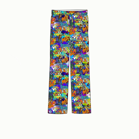 Retro Ruh-Roh Men's Lounge Pants