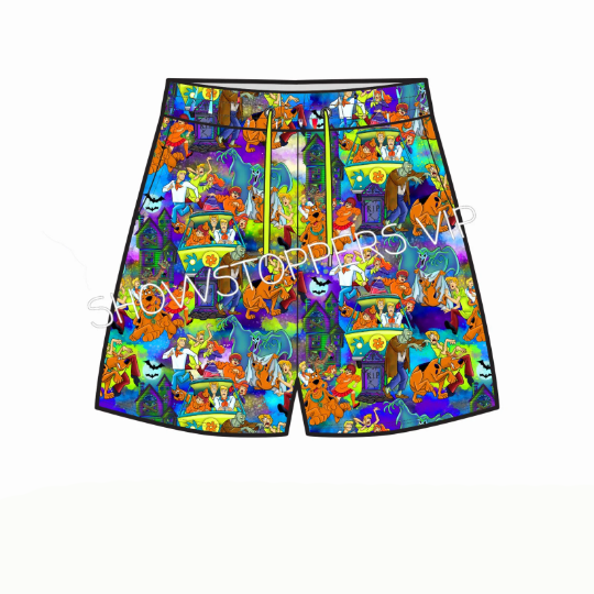 Retro Ruh-Roh Men's Lounge Shorts