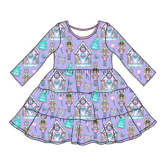 Pastel Nutcracker Long Sleeve Twirl